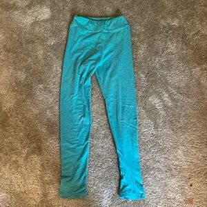 Teal leggings